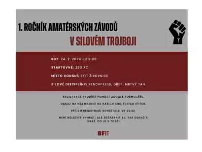 1. ročník amaterský závodů